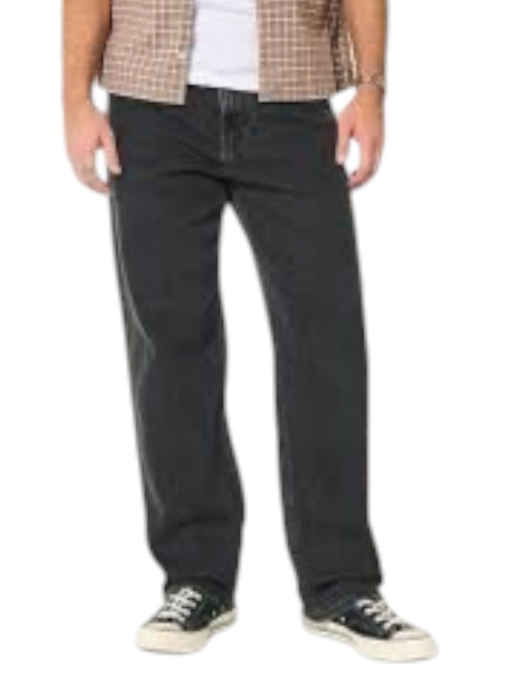 Hollister Baggy Fit Washed Black Jeans 31 x 30